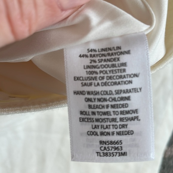 Leith High Waist Linen Blend Shorts - XS - Picture 9 of 9